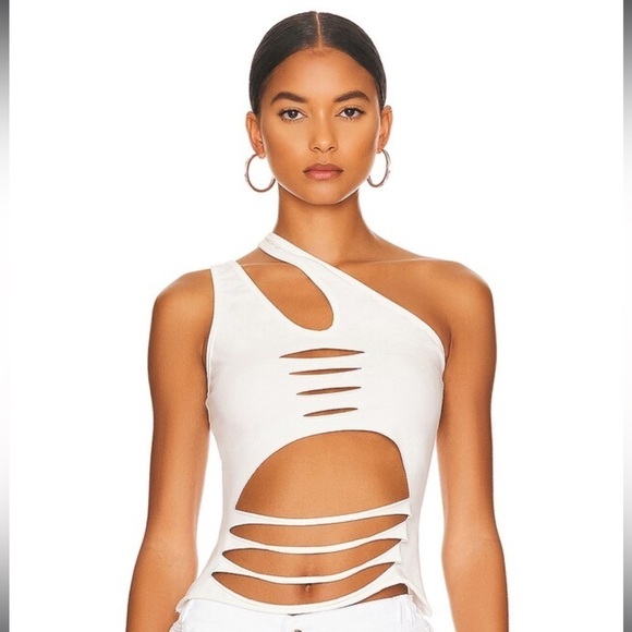 H:ours x Revolve Noelle Top in White NWT - Picture 2 of 9